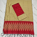 Raw Silk Jacquard Suits - Red