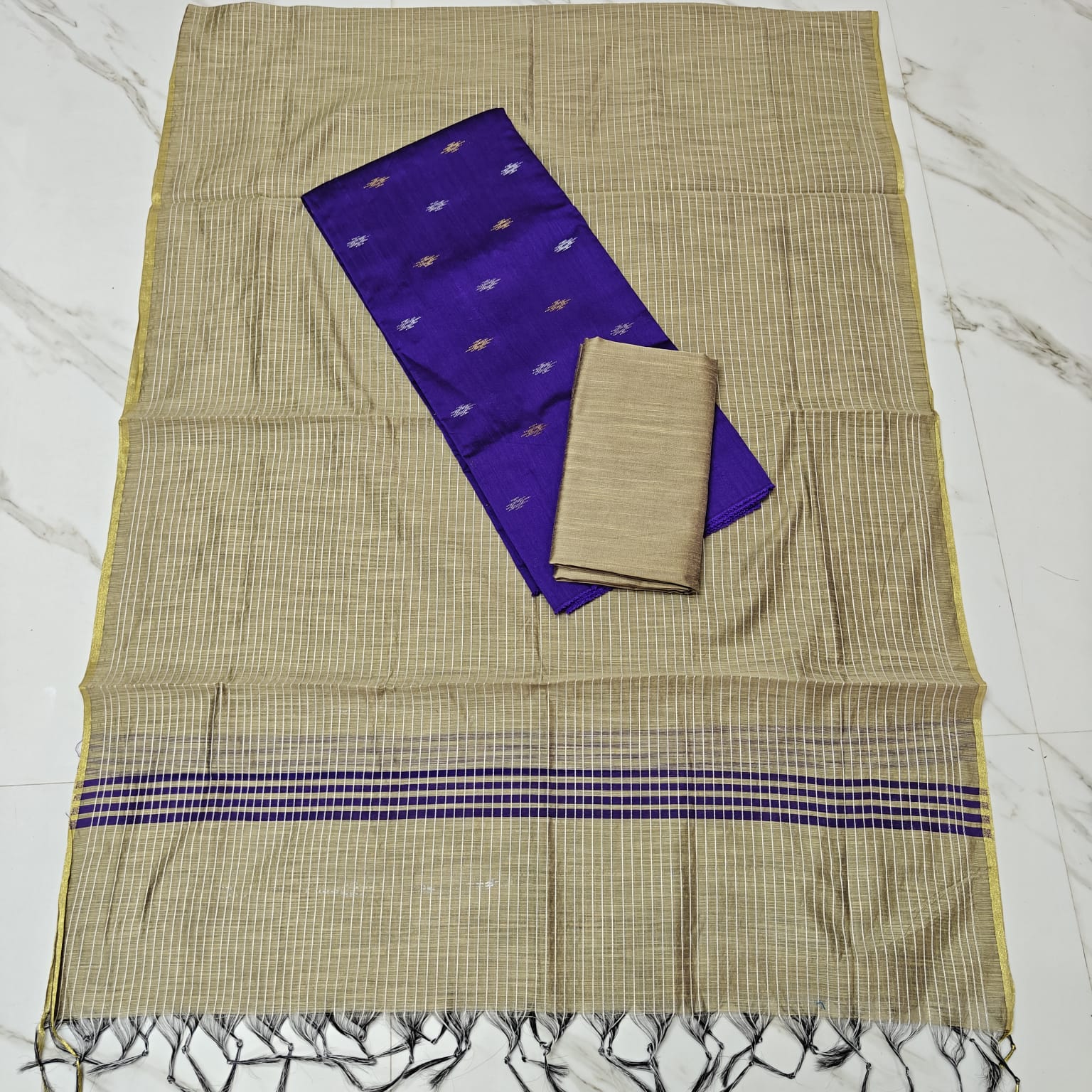 RAW SILK 4 LINE SET - Violet