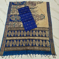 Chennuri Silk Nizam Border Duppata & Top-Royal Blue