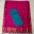 Classic Elegance: Temple Border Top & Dupatta Set - TB07