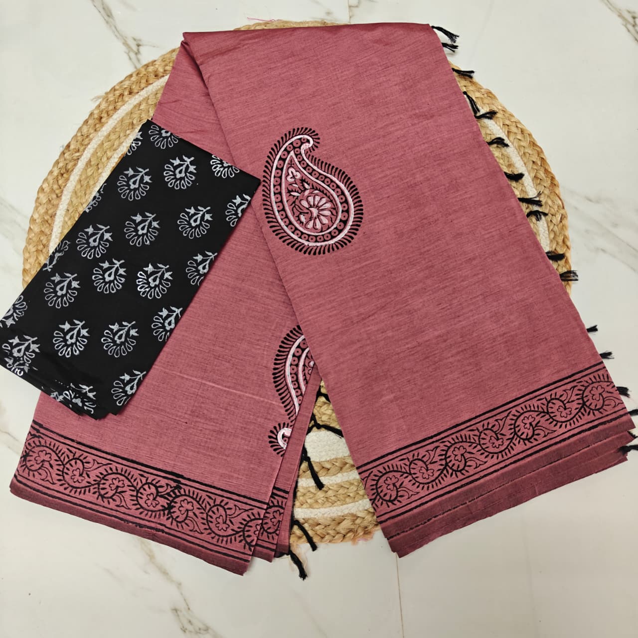 Effortless Elegance: Summer-Ready South Cotton Saree - SC09
