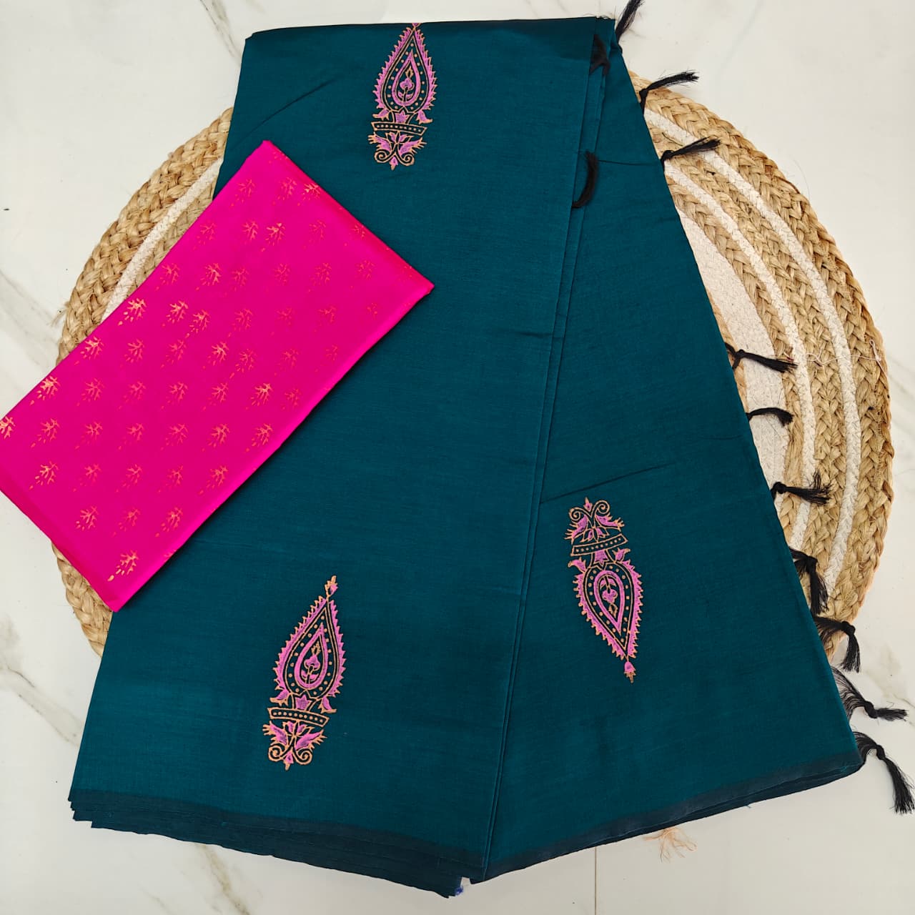 Effortless Elegance: Summer-Ready South Cotton Saree - SC10
