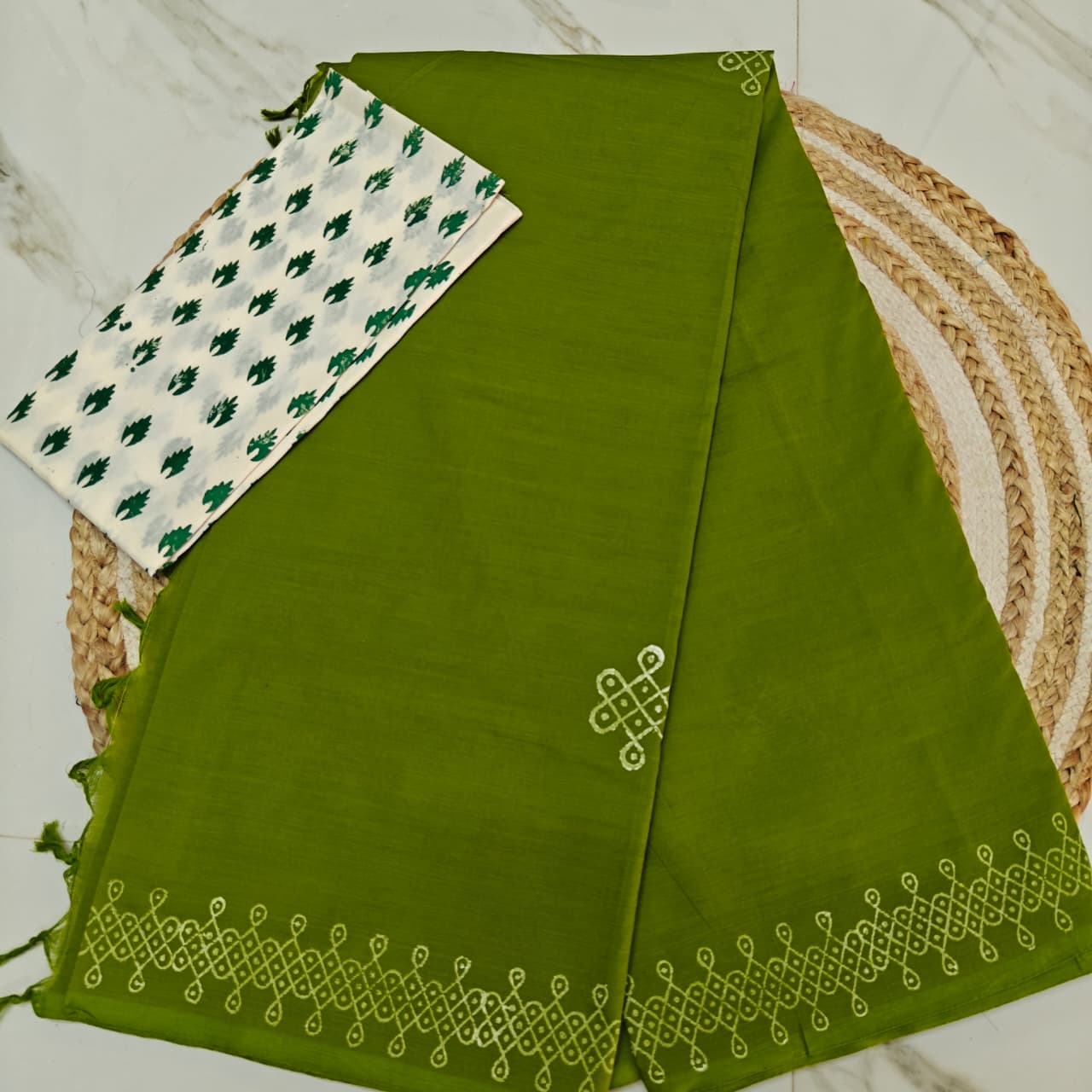 Effortless Elegance: Summer-Ready South Cotton Saree - SC07