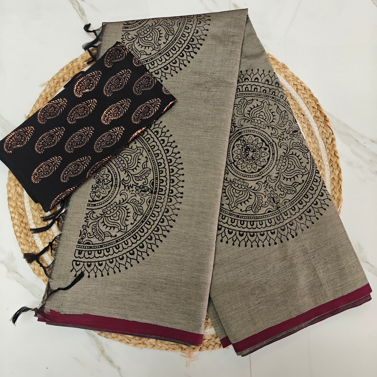 Effortless Elegance: Summer-Ready South Cotton Saree - SC01