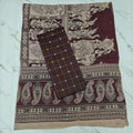 Unstitched Raw Silk Salwar Suit Material with Kalamkari Cotton Dupatta-KM05