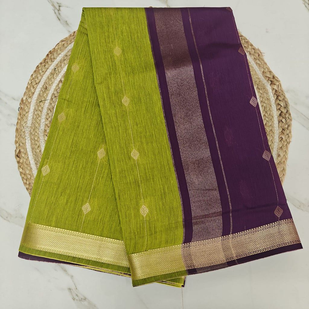 Premium Maheshwari Premium Maheshwari Cotton Saree (Code: MV01)