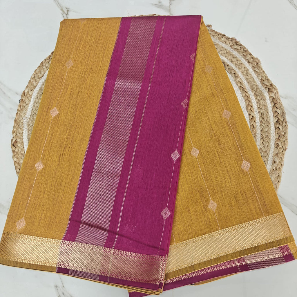 Premium Maheshwari Premium Maheshwari Cotton Saree (Code: MV02)