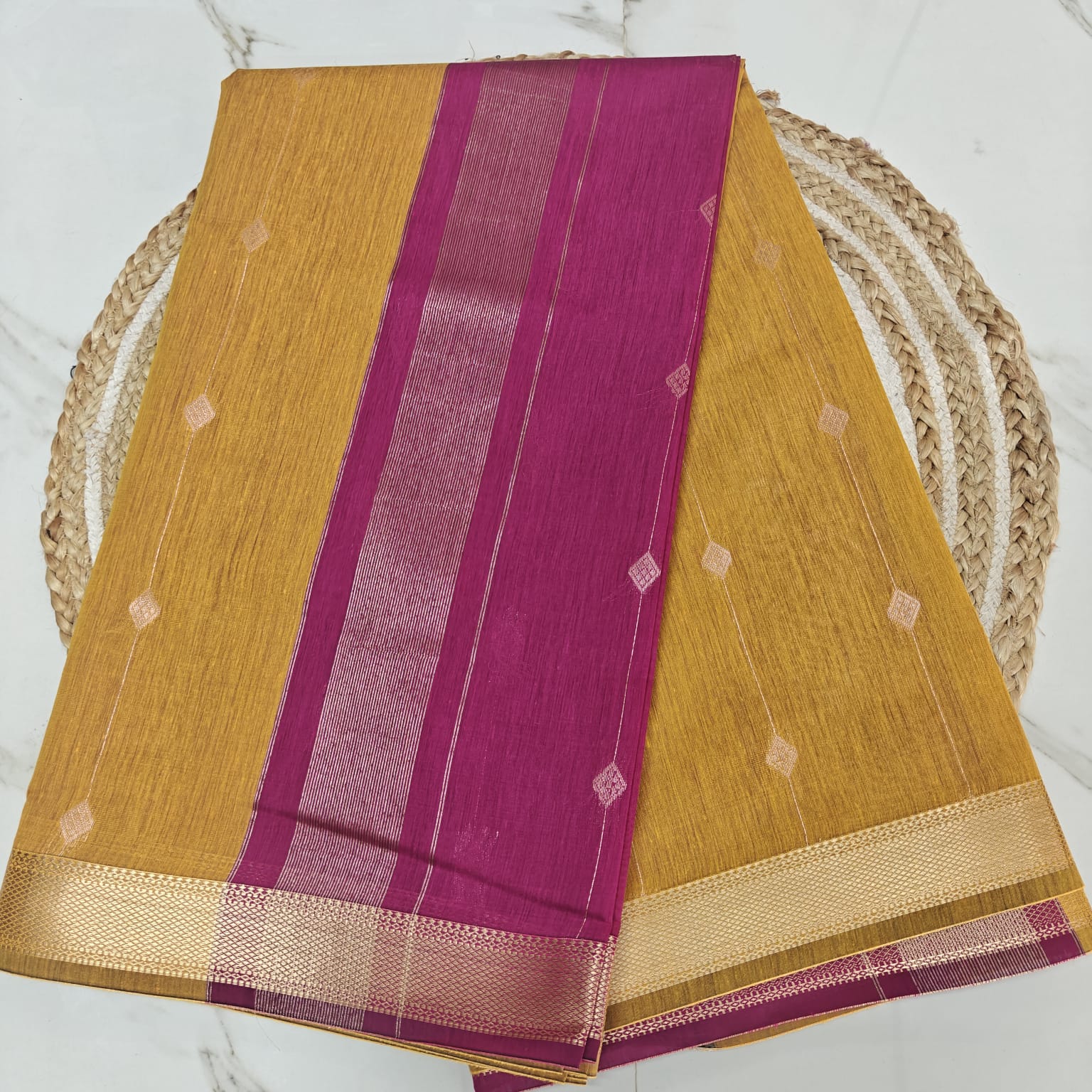 Premium Maheshwari Premium Maheshwari Cotton Saree (Code: MV02)