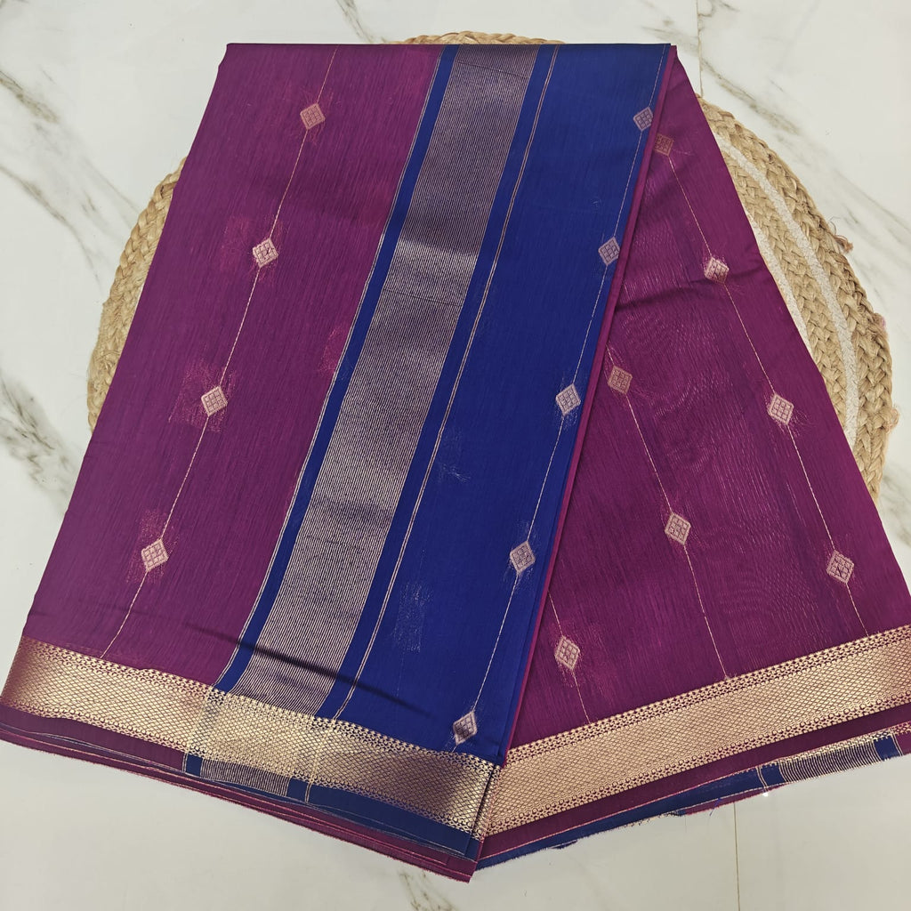 Premium Maheshwari Premium Maheshwari Cotton Saree (Code: MV04)