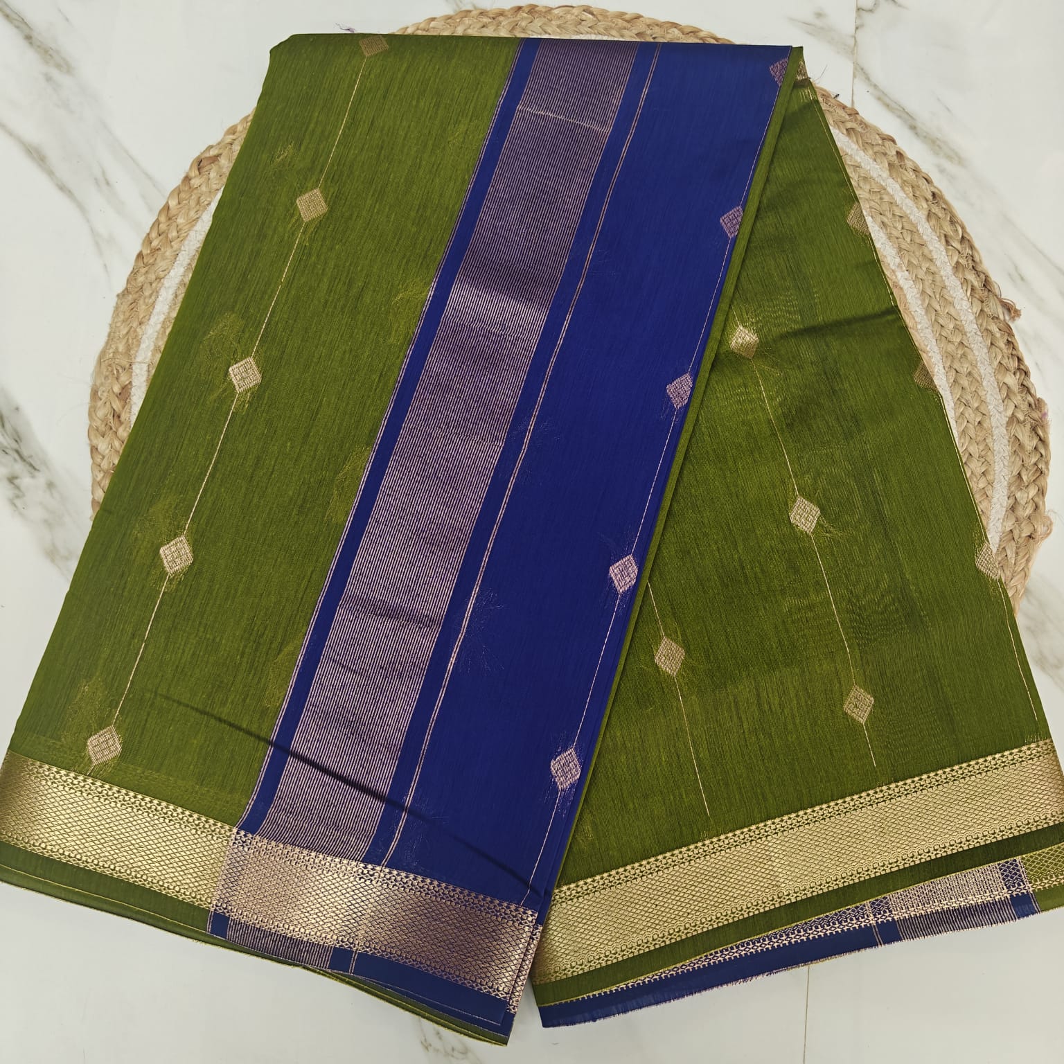 Premium Maheshwari Premium Maheshwari Cotton Saree (Code: MV05)