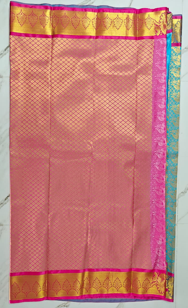 Trisha-Inspired Premium Luxury Silk Bridal Saree - BR01