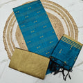 Premium Raw Silk with elegant butta detailing-RSL02