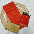 Premium Raw Silk with elegant butta detailing-RSL03