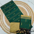 Premium Raw Silk with elegant butta detailing-RSL08