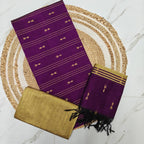 Premium Raw Silk with elegant butta detailing-RSL05