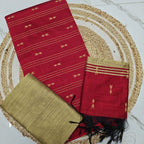 Premium Raw Silk with elegant butta detailing-RSL11