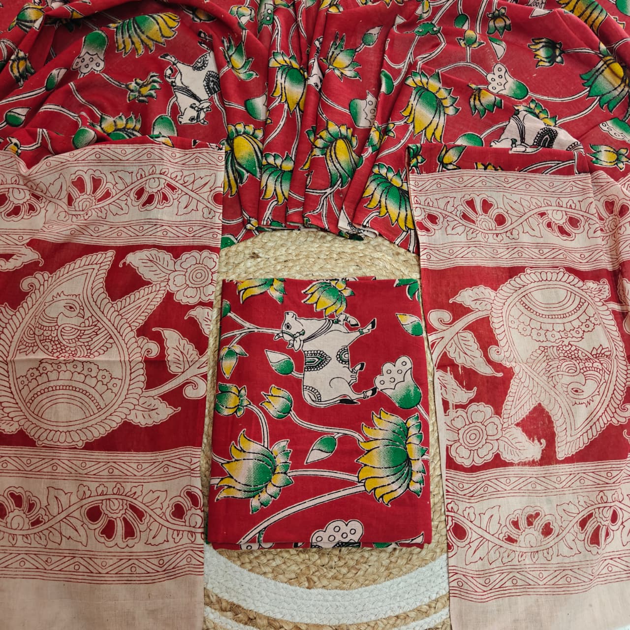Kalamkari Cotton 2-Piece Set (KMKR03)