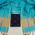 Raw Silk Jari Border Dupatta Set - ZB06