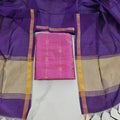 Raw Silk Jari Border Dupatta Set - ZB07