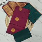 Premium Soft Silk Unstitched Chudithar Set-SSCD03