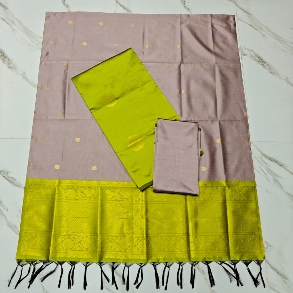 Premium Soft Silk Unstitched Chudithar Set-SSCD05
