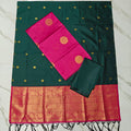 Premium Soft Silk Unstitched Chudithar Set-SSCD02