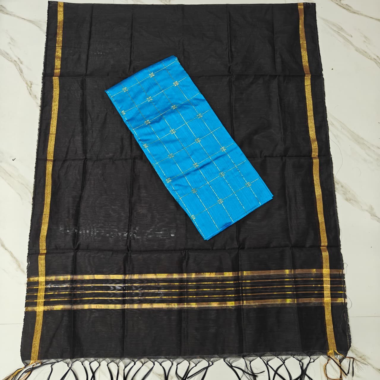 Premium Raw Silk 2-Piece Set FL03