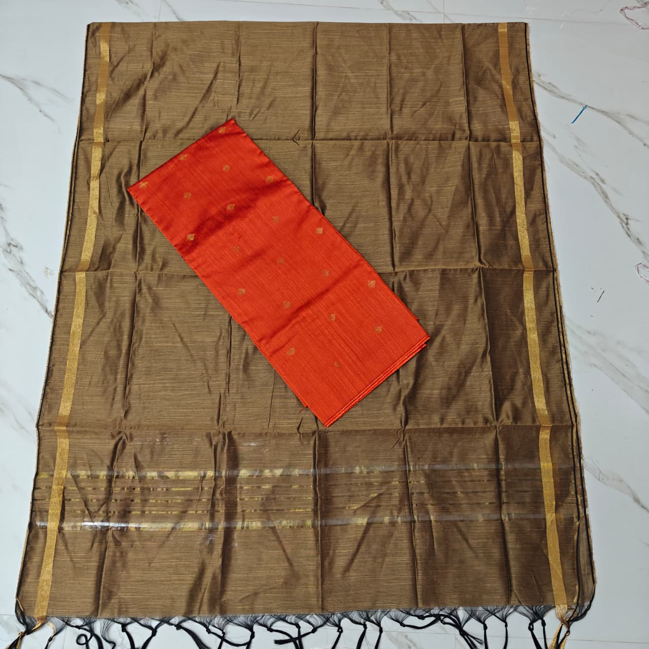 Premium Raw Silk 2-Piece Set FL08