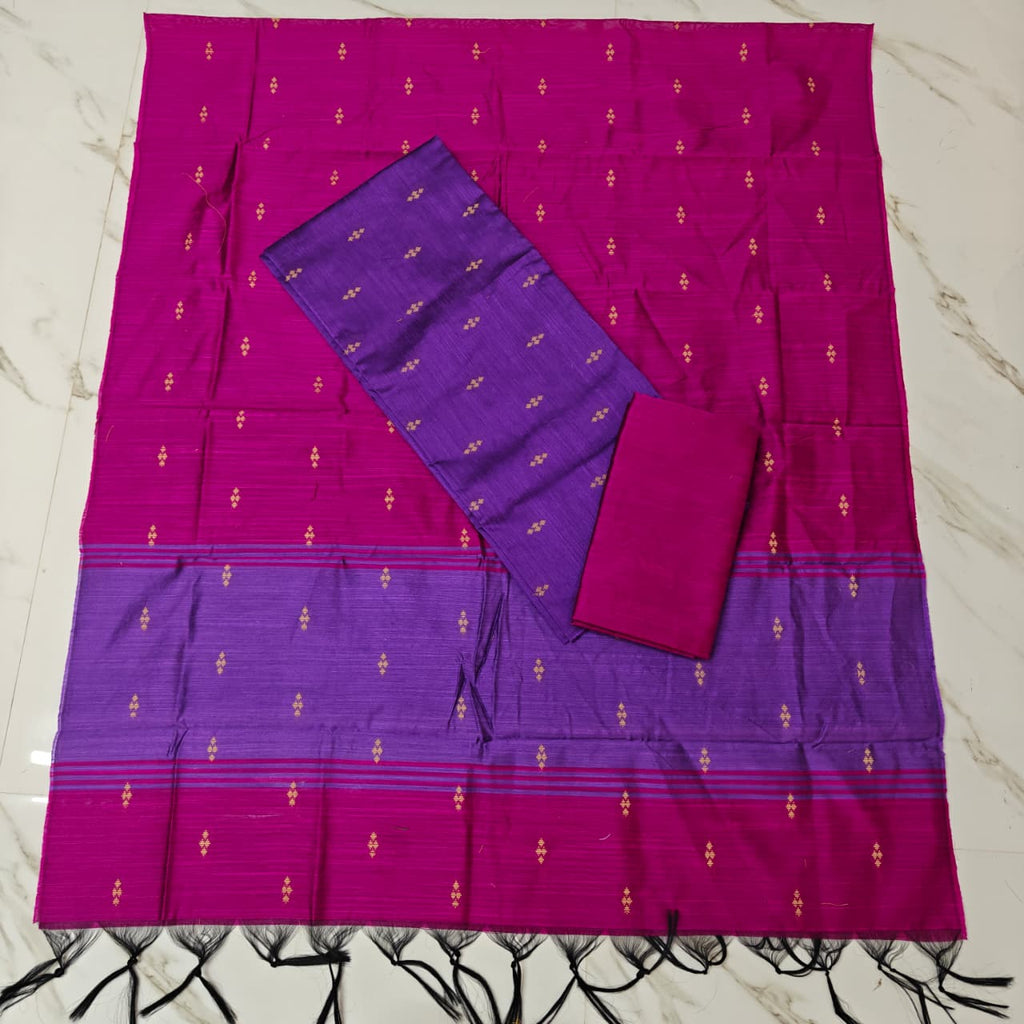 Raw Silk Colour Butta Salwar Set RSA06