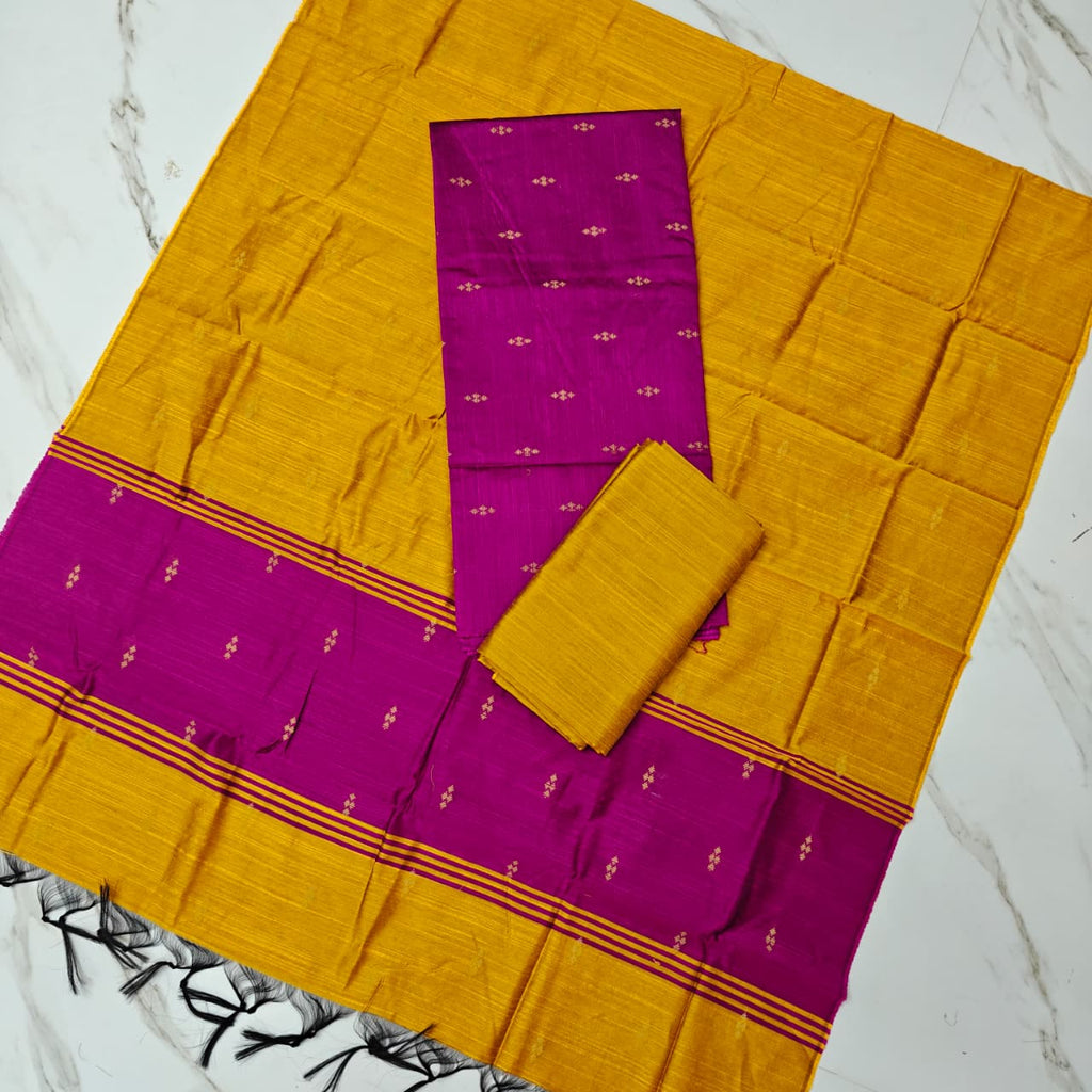 Raw Silk Colour Butta Salwar Set RSA08