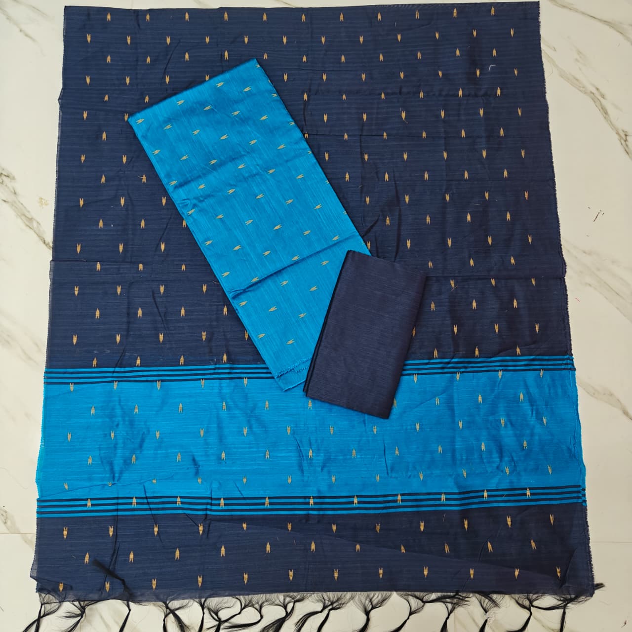 Raw Silk Colour Butta Salwar Set RSA09