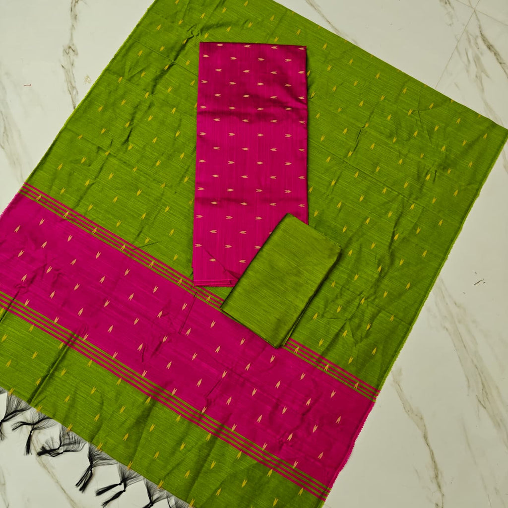 Raw Silk Colour Butta Salwar Set RSA10