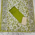 Luxury with our premium Tussar Silk Salwar Suit Set - TSRS07