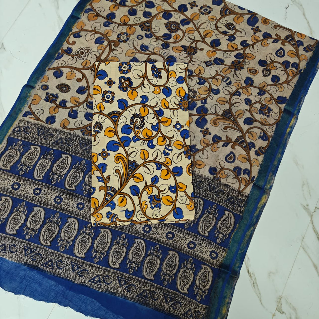 Kalamkari Cotton 2-Piece Set - KMKR11