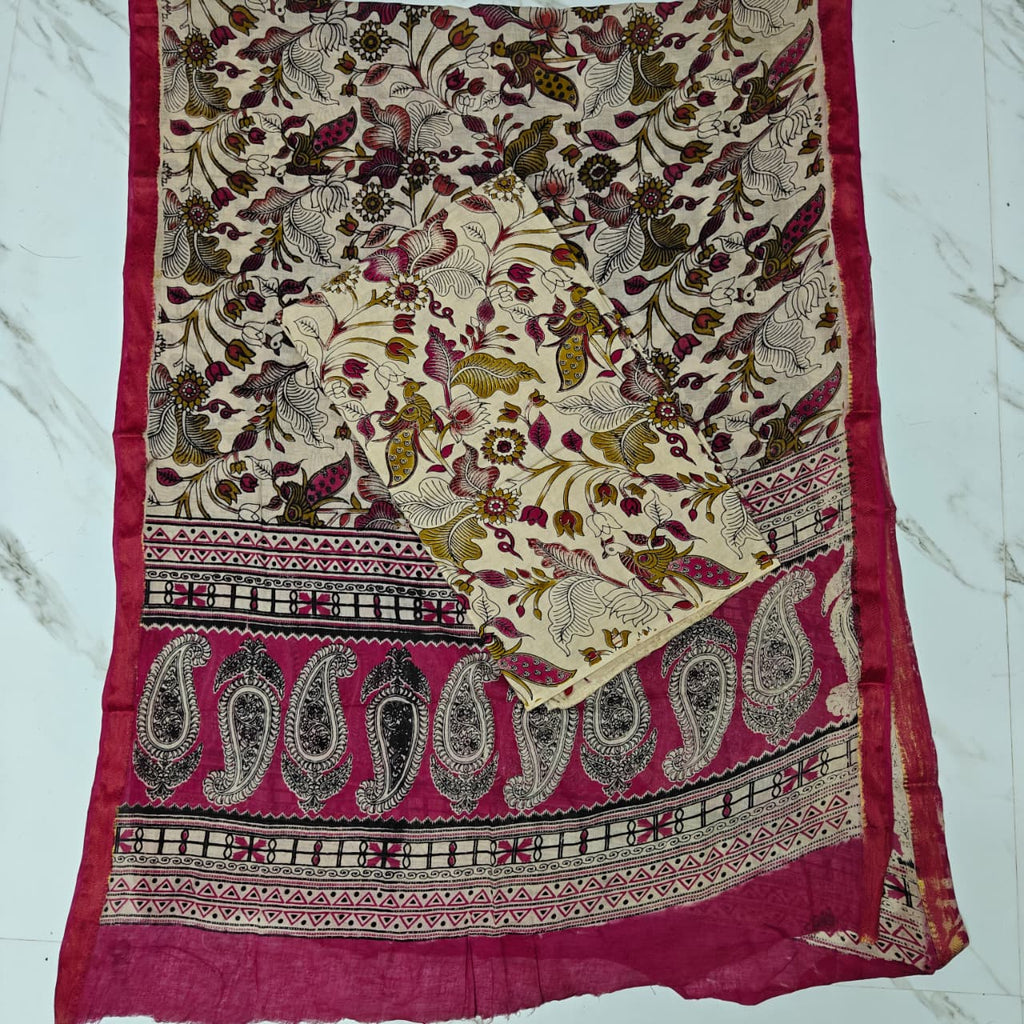 Kalamkari Cotton 2-Piece Set - KMKR13