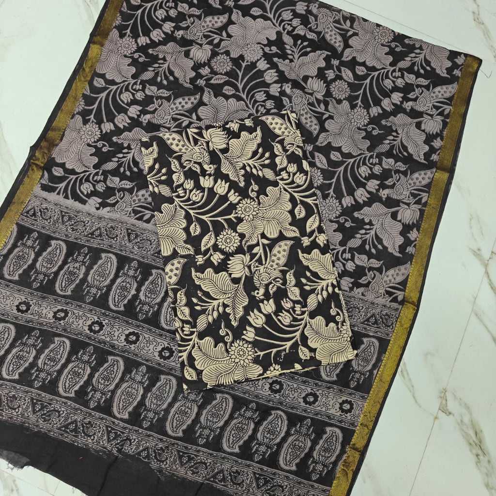Kalamkari Cotton 2-Piece Set - KMKR15