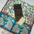 Luxury with our premium Tussar Silk Salwar Suit Set - TSRS02