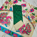Luxury with our premium Tussar Silk Salwar Suit Set - TSRS09