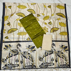 Luxury with our premium Tussar Silk Salwar Suit Set - TSRS10