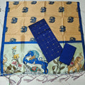 Luxury with our premium Tussar Silk Salwar Suit Set - TSRS16