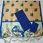 Luxury with our premium Tussar Silk Salwar Suit Set - TSRS16