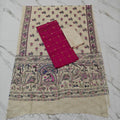 Madhubani Dupatta & Raw Silk Set -MD04
