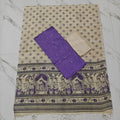 Madhubani Dupatta & Raw Silk Set - MD05