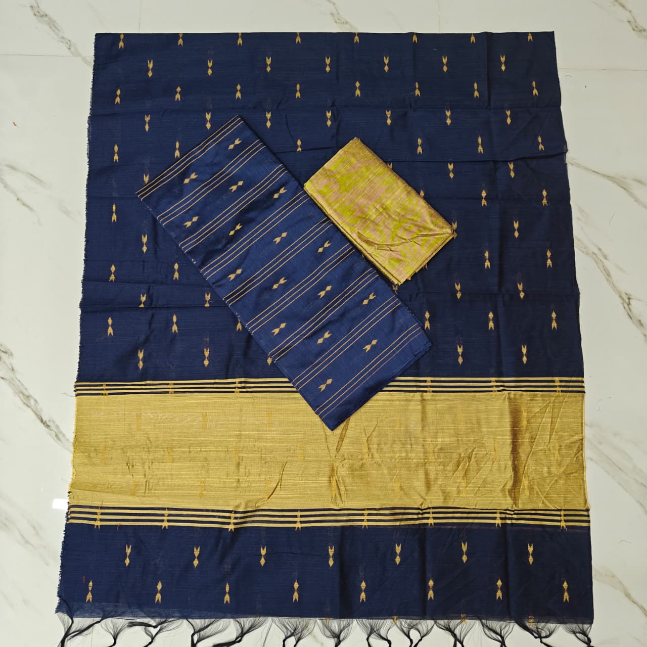 Raw Silk Colour Butta Salwar Set RSA14
