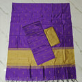 Premium Raw Silk with elegant butta detailing-RSL04