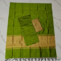 Premium Raw Silk with elegant butta detailing-RSL09