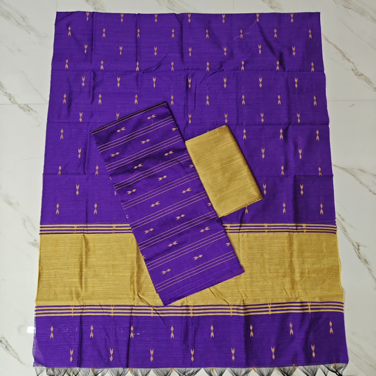 Raw Silk Colour Butta Salwar Set RSA18