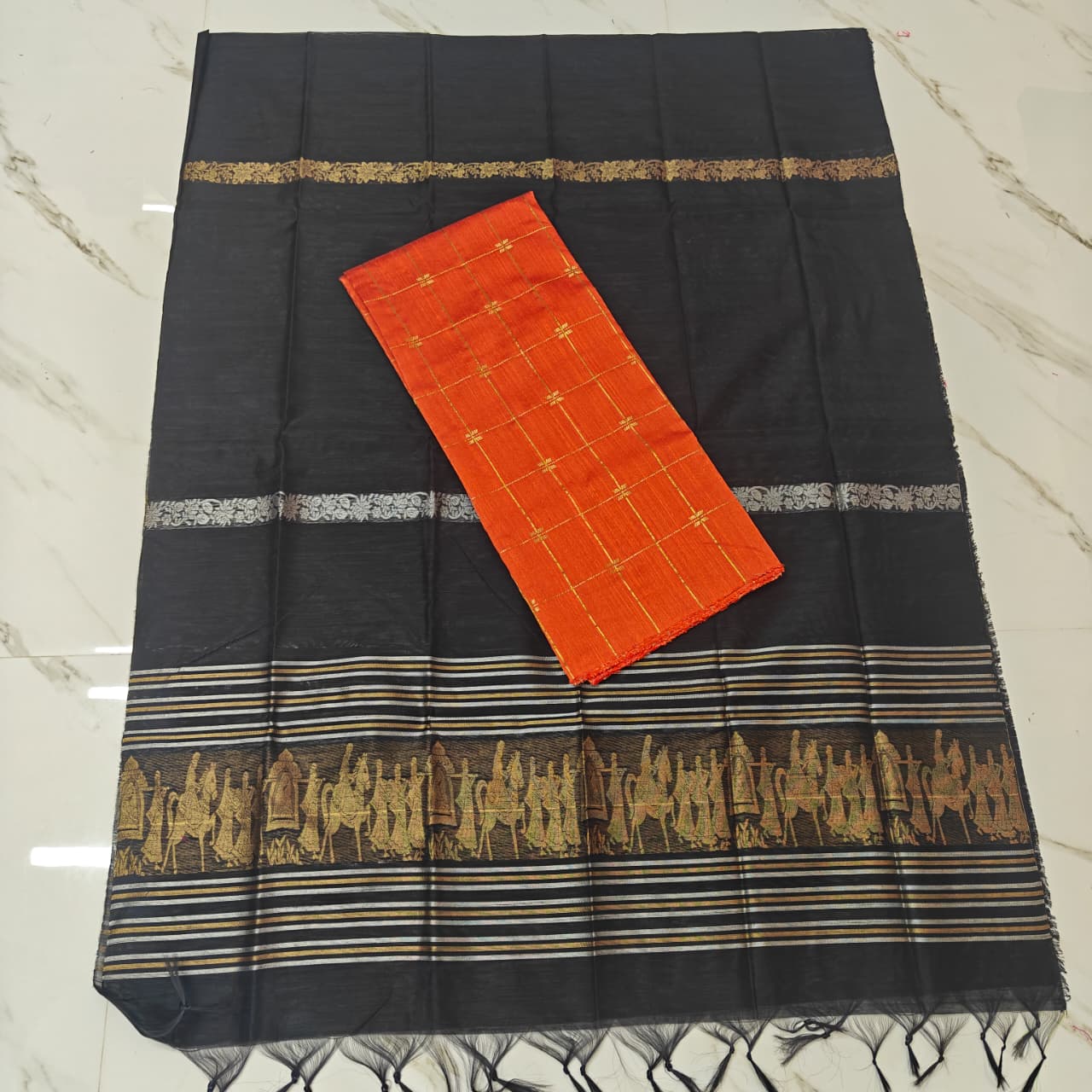 Raw Silk Jacquard 2 piece set - BL1015