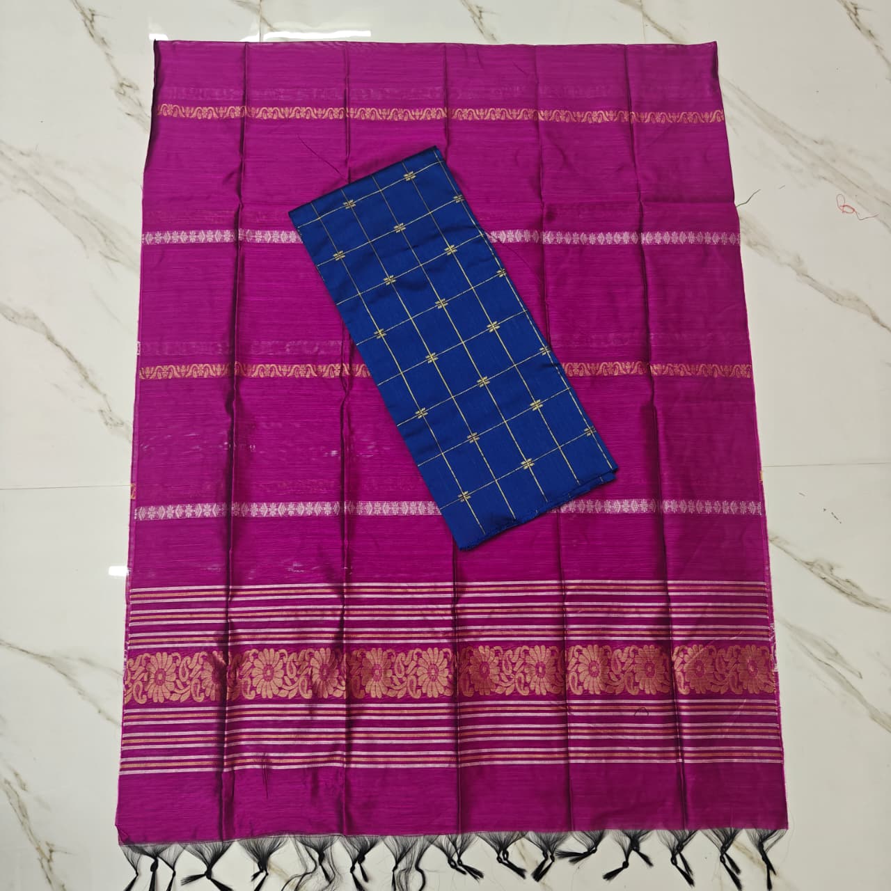 Raw Silk Jacquard 2 piece set - BL1020