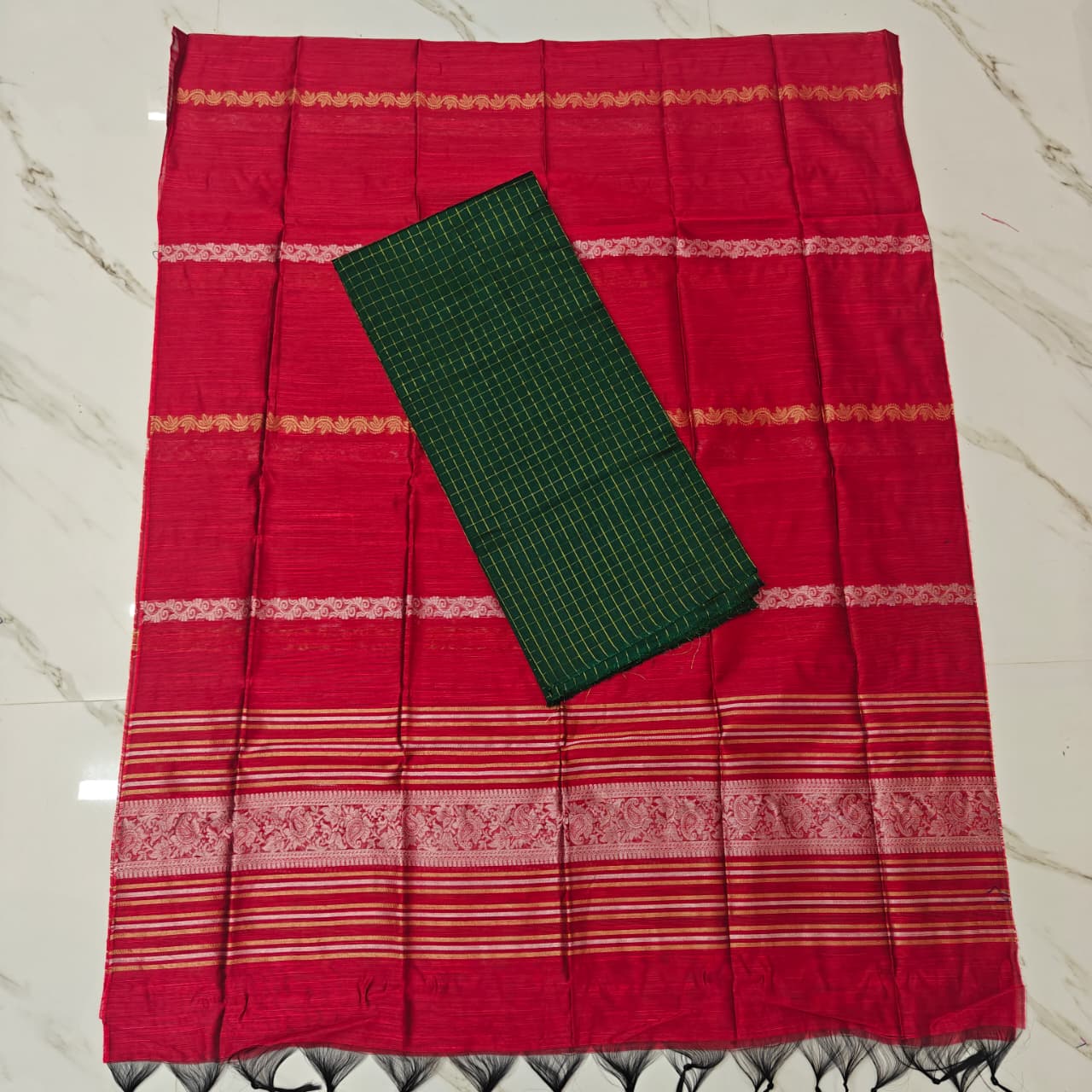 Raw Silk Jacquard 2 piece set - BL1022